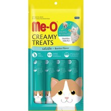 Me-O Kremalı Kurutulmuş Ton Balıklı Kedi Sıvı Ödül Maması 4X15 gr