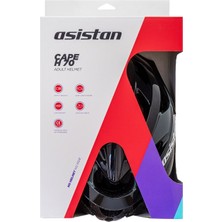 Asistan Cape H70 Kask Siyah - Gri ( M Beden )