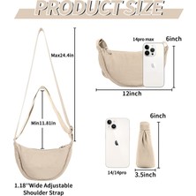 Laıbmfc Naylon Crossbody Sling Çantası - Bej (Yurt Dışından)