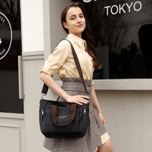 Laıbmfc Tuval Tote Crossbody Çanta - Siyah (Yurt Dışından)
