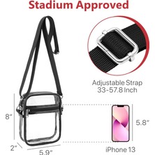 Laıbmfc Clear Bag Stadyumu Onaylı - Siyah (Yurt Dışından)