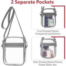 Laıbmfc Clear Bag Stadyumu Onaylı - Gri (Yurt Dışından)