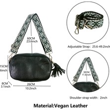 Laıbmfc Püskül Crossbody Omuz Çantası - Siyah (Yurt Dışından)