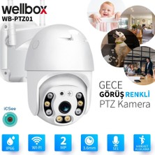 Wellcam Wellbox WB-PTZ01 2mp 3.6mm Wifi Dış Ortam Ahd Pan Tilt Kamera