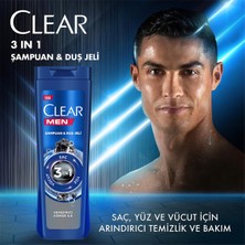 Clear Men Kepeğe Karşı Etkili Şampuan Yoğun Arındırıcı Kömür İle 350 ml x3