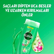 Elidor Superblend Saç Bakım Şampuanı Sağlıklı Uzayan Saçlar Biotin Argan Yağı Arjinin 400 ml x3