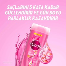 Elidor Superblend Saç Bakım Şampuanı Güçlü ve Parlak E Vitamini Makademya Yağı Kolajen 400 ml x3