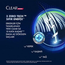 Clear Men Kepeğe Karşı Etkili Şampuan Saç Dökülmesine Karşı Kahve Çekirdeği Özü 350 ml x3 + 180 ml