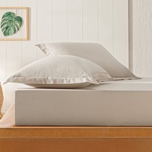 Puffy Naturalis Ranforce Tek Kişilik Lastikli Çarşaf - Bej