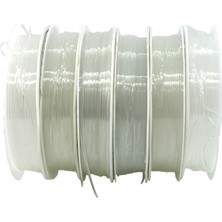 Ala Depo 6 Adet Şeffaf Esnek Lastik Misina