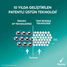 Rexona Kadın Sprey Deodorant Şeftali & Limon Otu 72 Saat Kesintisiz Üstün Koruma 150 ml X3