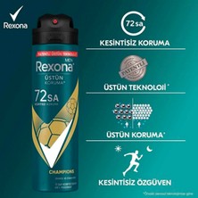 Rexona Men Erkek Sprey Deodorant Champions 72 Saat Kesintisiz Üstün Koruma 150 ml X3