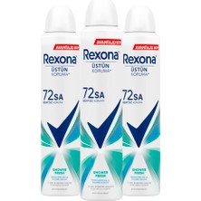 Rexona Kadın Sprey Deodorant Shower Fresh 72 Saat Kesintisiz Üstün Koruma 200 ml X3
