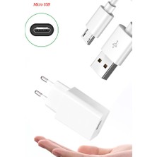 Mezigarc Tüm Android Telefonlara Uyumlu Micro USB 15WATT Hızlı Şarj Aleti Cihazı Data Veri Aktarım Kablo 3.1AMPER Şarz Kablosu ve Adaptör