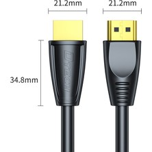 Yuekeda HDMI Hd 4K 60Hz Bilgisayar Tv Bağlantı Kablosu, Uzunluk: 0.75M (Yurt Dışından)