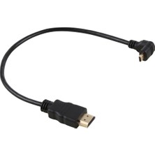 Yuekeda 30CM HDMI Erkek - Mikro HDMI Erkek Ters Kablo (Yurt Dışından)