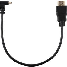 Yuekeda 30CM HDMI Erkek - Mikro HDMI Erkek Ters Kablo (Yurt Dışından)