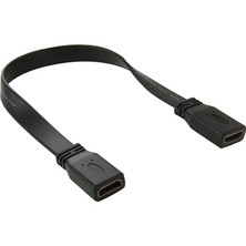 Yuekeda 30CM HDMI Dişi Ila Dişi Konektör Adaptör Kablosu (Yurt Dışından)