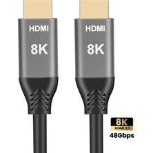 Yuekeda Hdmı2.1 8k 120Hz Yüksek Dinamik Hd Kablo, Kablo Uzunluğu: 5m (Yurt Dışından)