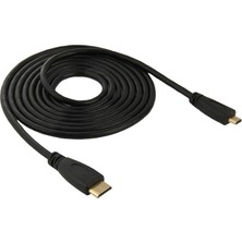 Yuekeda 1.8m Mini HDMI Erkek - Mikro HDMI Erkek Adaptör Kablosu (Yurt Dışından)