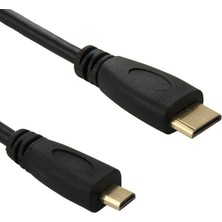 Yuekeda 1.8m Mini HDMI Erkek - Mikro HDMI Erkek Adaptör Kablosu (Yurt Dışından)