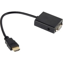 Yuekeda 26CM HDMI - VGA + Ses Çıktı Video Dönüştürme Kablosu (Yurt Dışından)