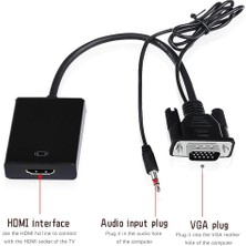 Yuekeda VGA + Audio - Full Hd 1080P Adaptör (Yurt Dışından)