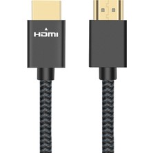 ULT-unite Yuekeda Altın Kaplama Baş HDMI 2.0 Erkek-Erkek Naylon Örgülü Kablo (Yurt Dışından)