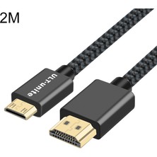 ULT-unite Yuekeda HDMI 2.0 Erkek - Mini HDMI Erkek Naylon Örgülü Kablo (Yurt Dışından)