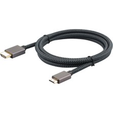 ULT-unite Yuekeda HDMI 2.0 Erkek - Mini HDMI Erkek Naylon Örgülü Kablo (Yurt Dışından)