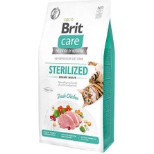 Brit Care Hipoalerjenik Sterilized Urinary Tahılsız Tavuklu Kısırlaştırılmış Kedi Maması 7 kg - Farmapets