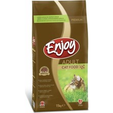 Enjoy Tavuklu Yetişkin Kedi Maması 15 kg - Farmapets