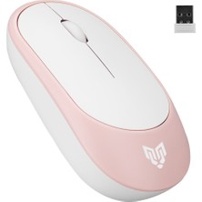 Blueforce W314 2.4 Ghz Wireless 3 Tuşlu Sessiz Ofis Mouse Pembe