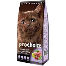 Pro Choice Pro 38 Kitten Kuzu Etli Yavru Kedi Maması 15 kg - Farmapets