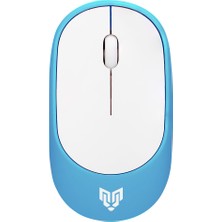 Blueforce W314 2.4 Ghz Wireless 3 Tuşlu Sessiz Ofis Mouse Mavi