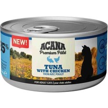 Acana Premium Pate (Ezme) Tuna Balıklı ve Tavuklu Kedi Konservesi 85 gr