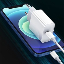 Mezigarc Tüm iPhone Telefonlara Uyumlu Yeni Nesil Iphone Hızlı Şarj Aleti Cihazı Typec Kablosu ve Adaptör