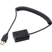 Markofist NP-FW50 Sony Kamera Kesintisiz Güç Kablosu USB Dummy (Dc Coupler)