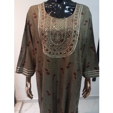 Aashivs Collection Kadın Pamuk Hint Elbisesi