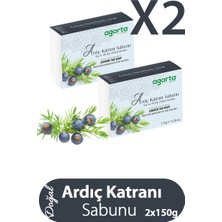 Agarta El Yapımı Doğal Ardıç Katranı Sabunu 150 gr x 2 Adet