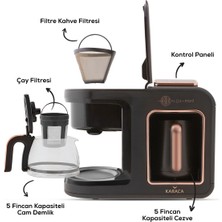Karaca Hatır Plus Mod 5 in 1 Kahve Ve Çay Makinesi Black Copper