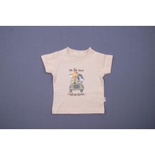 Mini Damla T-Shirt Safari Bej