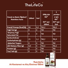 TheLifeCo At Kestanesi & Alıç Ekstresi 150 ml