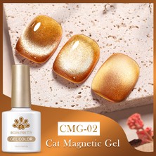 Born Pretty Amber Cat Magnetic Gel (Amber Kedi Gözü Manyetik ) 10ML Uv Kalıcı Oje