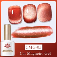 Born Pretty Amber Cat Magnetic Gel (Amber Kedi Gözü Manyetik ) 10ML Uv Kalıcı Oje