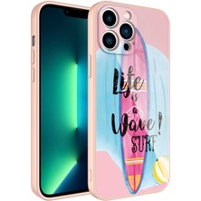 Kılıf Adam Apple iPhone 12 Pro Kılıf Kamera Korumalı Desenli Sert Silikon  Epoksi Kapak