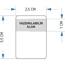 Etiket Sanatı Kablo ETIKETI13B 1paket 50 Sayfa 2100 Kablo Etiketi Lazer Yazıcılara Uygun Yazdıralabilir.