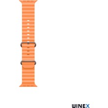 Winex Watch S8 Ultra Max 2024 Android İos HarmonyOs Uyumlu Akıllı Saat Turuncu