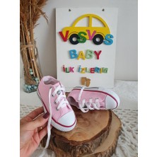 VOSVOSBABY Beyaz Keten Sneaker