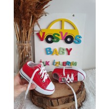 VOSVOSBABY Beyaz Keten Sneaker